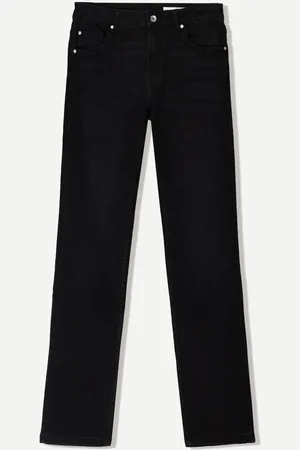 Bershka Skinny-Jeans Herren 34 Schwarz