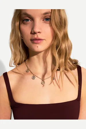 Bershka Boho-Halskette Damen Gold
