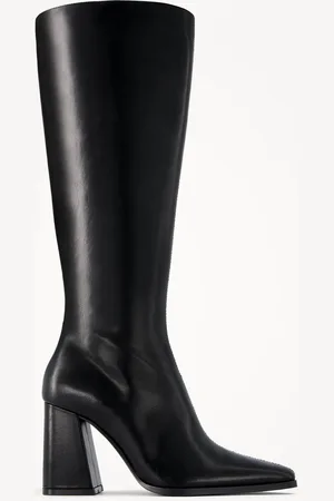 Bershka Stiefel Mit Breitem Absatz Damen 35 Schwarz