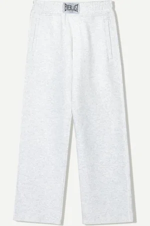 Bershka Wide-Leg-Hose Everlast Herren Xs Grau