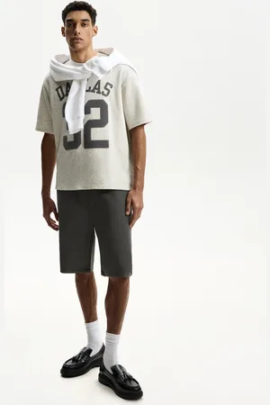 Bershka Tailoring-Bermudas Im Jogginghosen-Stil Herren Xs Dunkelgrau