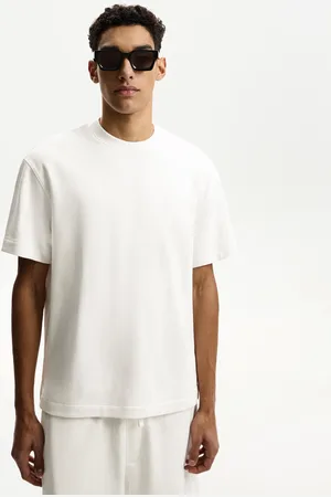Bershka Plüsch-T-Shirt Herren Xs Weiss