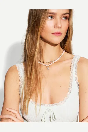 Bershka 3er-Pack Halsketten Mit Schnecke Und Rundausschnitt Damen Gold
