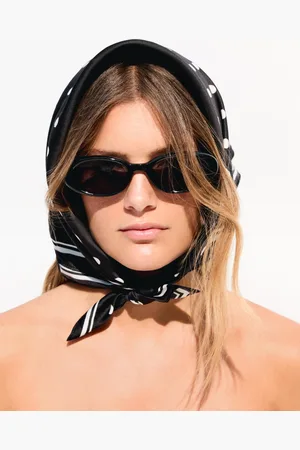 Bershka Halstuch Mit Tupfen Damen Schwarz