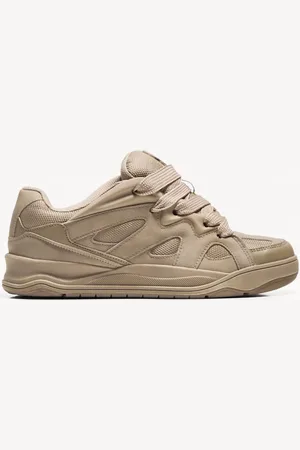 Bershka Skater-Sneaker Mit Mehreren Einsätzen Herren 39 Taupe