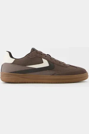 Bershka Retro-Sneaker Herren 39 Braun
