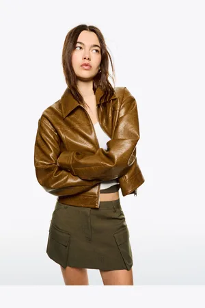Bershka Cargo-Culotte Damen Xs Khaki
