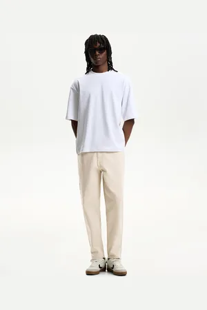 Bershka Straight Fit Jeans Herren 32 Camel