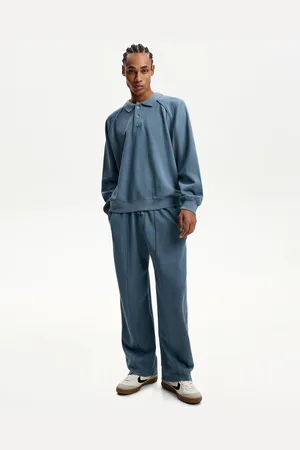 Bershka Skaterhose Herren Xs Blau
