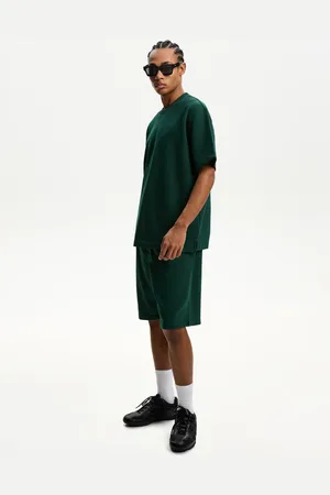 Bershka Swaetbermudas Herren Xs Grün