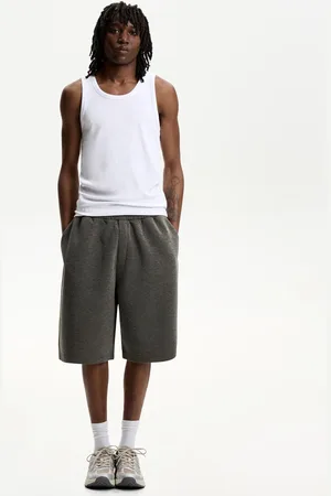 Bershka Oversize-Bermudashorts Aus Neopren Herren Xs Grau