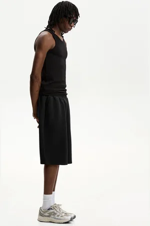 Bershka Oversize-Bermudashorts Aus Neopren Herren Xs Schwarz