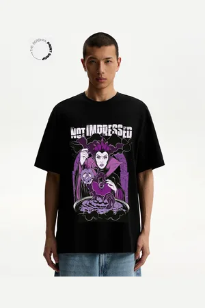 Bershka T-Shirt Snow White Herren Xs Schwarz