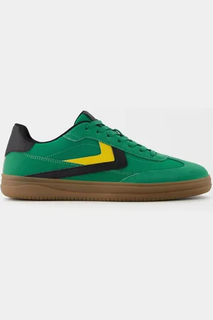 Bershka Retro-Sneaker Herren 39 Grün