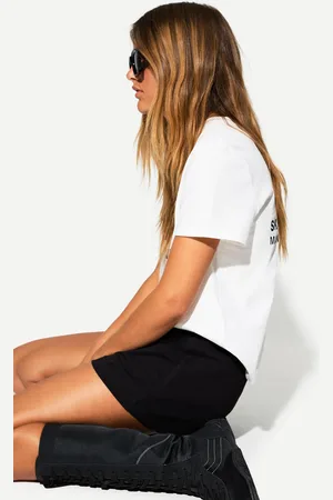 Bershka Tie-Dye Shorts Damen Xs Schwarz