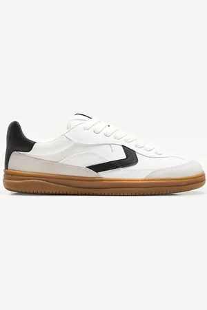Bershka Retro-Sneaker Herren 39 Weiss