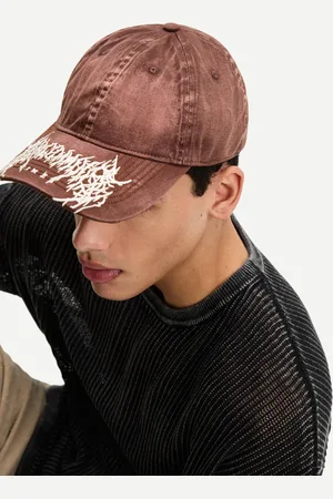 Bershka Besticktes Basecap Herren Braun