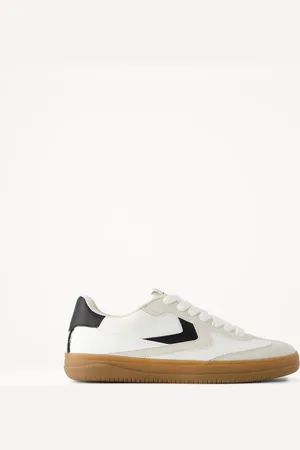 Bershka Retro-Sneaker Mit Spitze Damen 35 Weiss