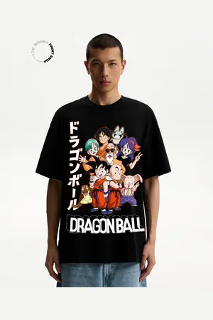 Bershka Dragon Ball-T-Shirt Herren Xs Schwarz