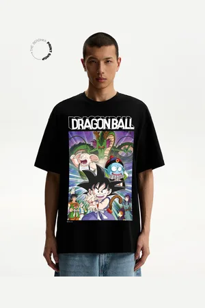 Bershka Dragon Ball-T-Shirt Herren Xs Schwarz