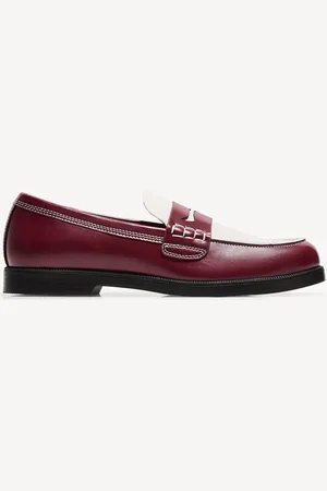 Bershka Kombinierte Loafer Herren 40 Granatrot