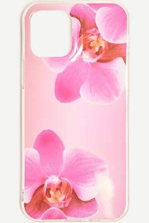 Bershka Handyhülle Für Iphone Mit Blume Damen Iphone 11 / Xr Fuchsia
