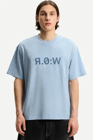 Bershka T-Shirt Mit Kurzen Ärmeln Und Schriftzug Mit Flockprint Herren Xs Blau