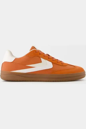 Bershka Retro-Sneaker Herren 40 Orange
