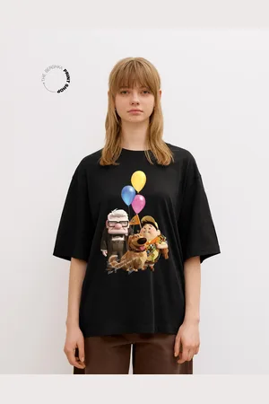 Bershka T-Shirt Mit Up Print Damen Xs Schwarz