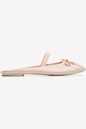 Bershka Ballerinas Offene Ferse Damen 35 Rosa
