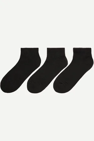 Bershka 3er-Pack Sportsocken Herren M Schwarz
