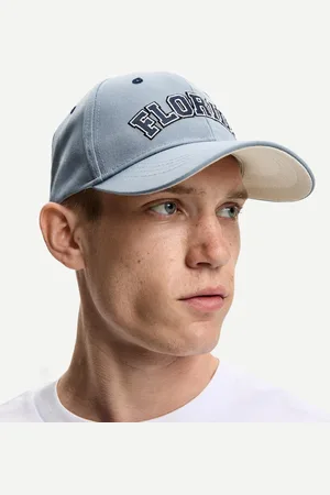 Bershka Bestickte Mütze Herren Hellblau
