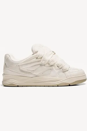 Bershka Mehrschichtige Skate-Sneaker Herren 39 Weiss