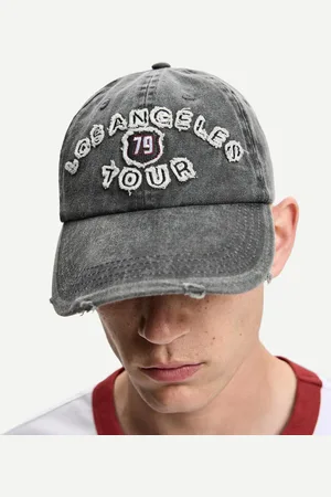 Bershka Bestickte Mütze Herren Schwarz