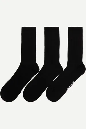 Bershka 3er-Pack Sportsocken Herren M Schwarz
