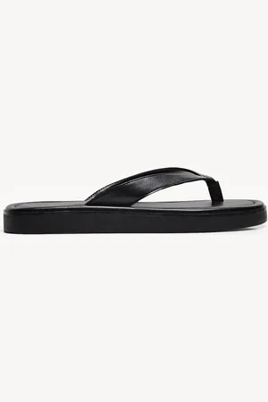 Bershka Flache Riemchensandalen Damen 35 Schwarz