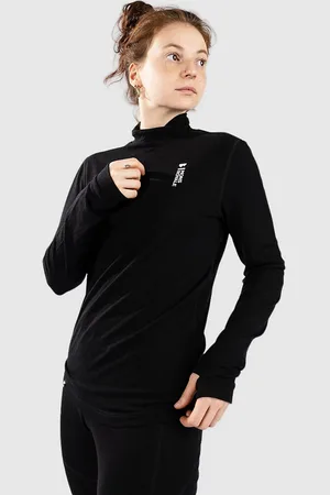 MONS ROYALE Merino Cascade Flex Mock Neck Funktionsshirt
