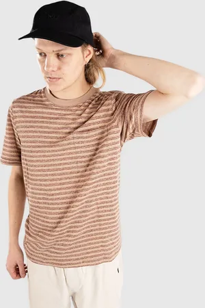 Anerkjendt Akkikki Cot/Linen Stripe T-Shirt