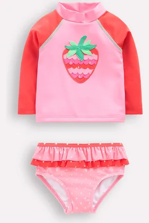 Boden Badeshirt-Set mit Rüschen