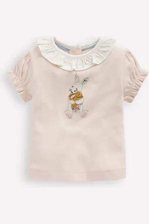 Boden T-Shirt mit Rüschenausschnitt