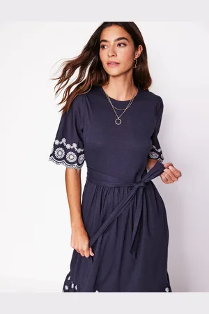 Boden Isabel Maxikleid mit Lochstickerei-Mix