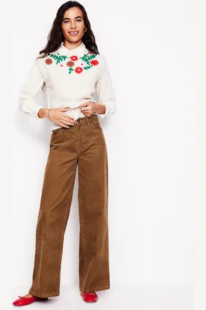 Boden Weite Cord-Jeans im Five-Pocket-Design