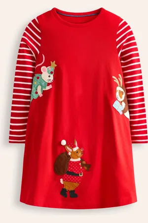 Boden Elsie Kleid mit großen Applikationen
