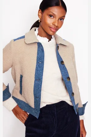 Boden Jacke aus Teddyfell-Mix-Seil, Medium Vintage