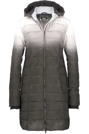 bonprix Steppjacke mit Farbverlauf und elastischem Einsatz seitlich