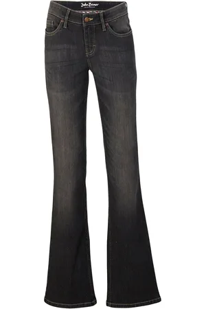 bonprix Bootcut Jeans Mid Waist, Komfort-Stretch