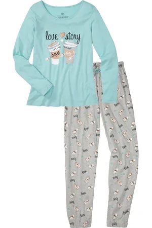 bonprix Pyjama mit Bio-Baumwolle