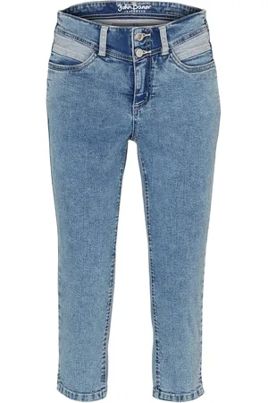 bonprix Skinny Jeans Mid Waist, knieumspielend Stretch