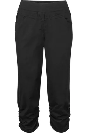 bonprix Capri-Hose aus Baumwoll-Mix mit Bequembund