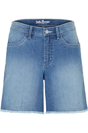 bonprix Jeansshorts, Mid Waist, Stretch